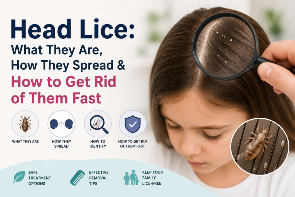Head Lice What They Are, How They Spread & How to Get Rid of Them Fast
