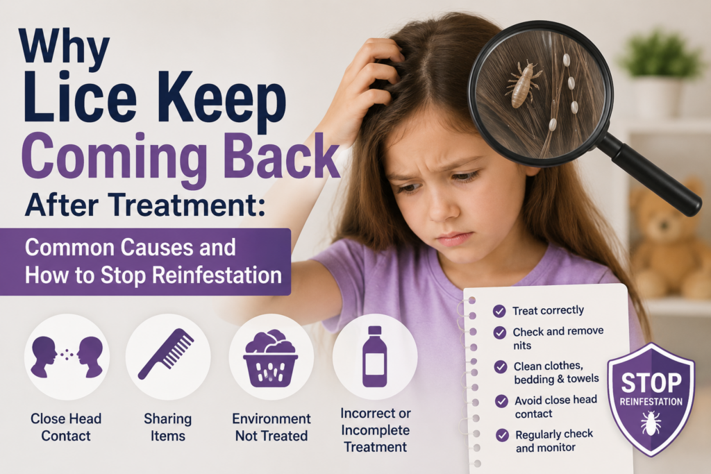 Why Lice Keep Coming Back After Treatment Common Causes and How to Stop Reinfestation